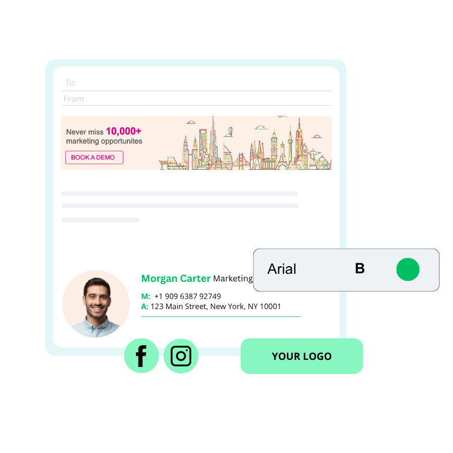 Rocketseed email signature editor