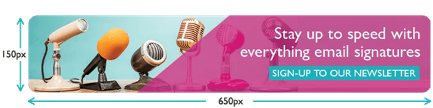 Email banner dimensions